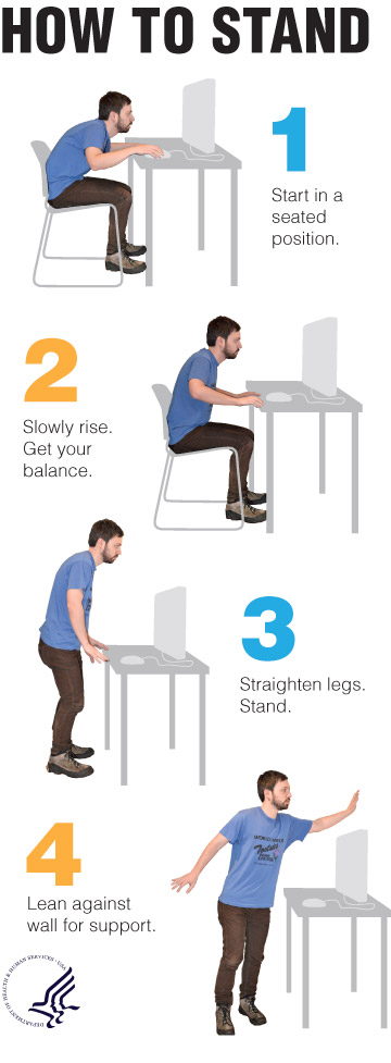 Illustration for article titled Department Of Health And Human Services Recommends Standing At Least Once A Day